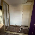 Bathroom Being Installation at HMO on Ashley Road