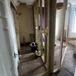 Stud Walls at a HMO in Ashley Road