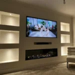 Media wall installed in Branksome by HAL Construction